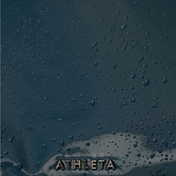 NWT Athleta All About Shine Puff Tote Bag Teal Cypress - Picture 7 of 13